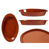 TERRE CUITE / PLAT FOUR OVAL 41 X 26 CM