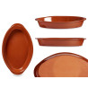 TERRE CUITE / PLAT FOUR OVAL 37 X 23 CM