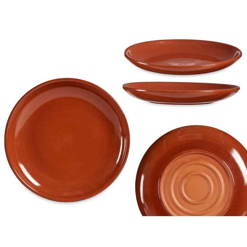 TERRE CUITE / ASSIETTE REBORD 23 CM