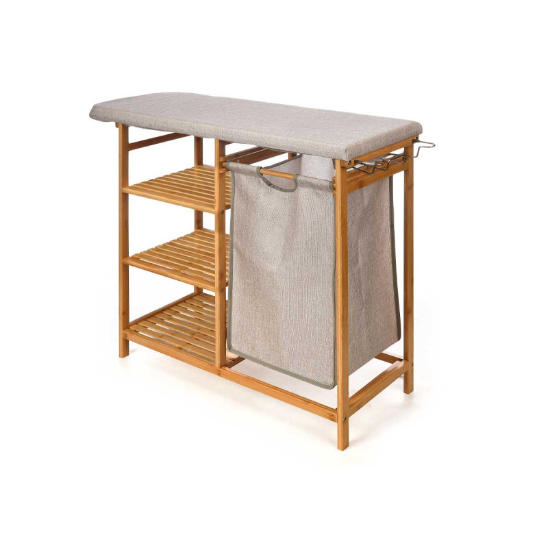 PLANCHERO BAMBU CAJONES CREMA