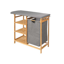 ASSE  DA STIRO BAMBU CASSETTI GRIGIO