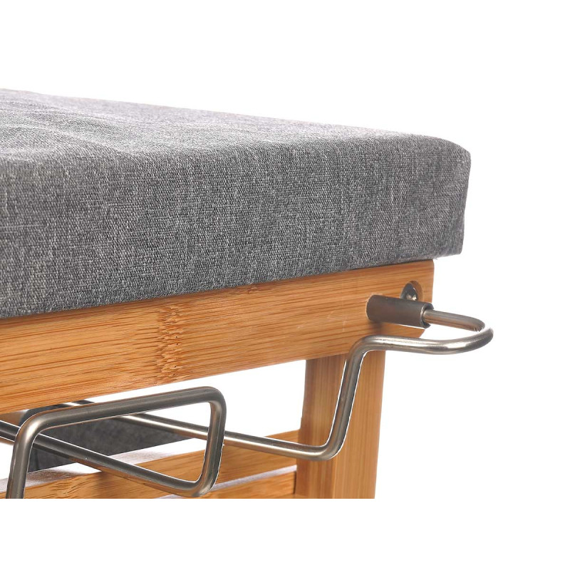 PLANCHERO BAMBU CAJONES GRIS