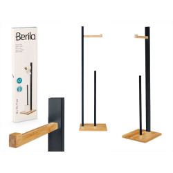 PORTAROTOLO BAMBU NERO 