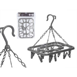 RECTANGULAR GREY CLOTHES DRYER