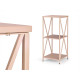 LIGHT BROWN 3 SHELF BOOKCASE