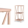 LIGHT BROWN 3 SHELF BOOKCASE