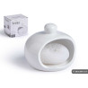 SUPORTE PARA ESPONJA BRANCO COM ESPONJA 