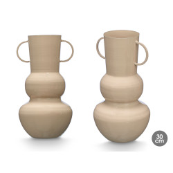 VASE BOULE 30CM CRÈME