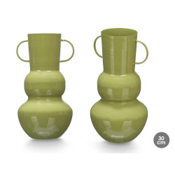 VASE BOULE 30CM VERT