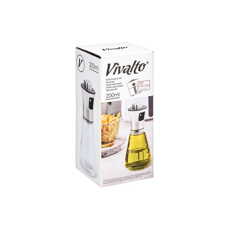 PULVERIZADOR ACEITERA VIDRIO METAL 200ML