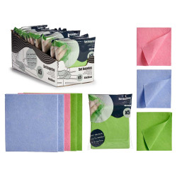 SET 5 CHIFFONS DOUX 40X36CM SET 3 COUL