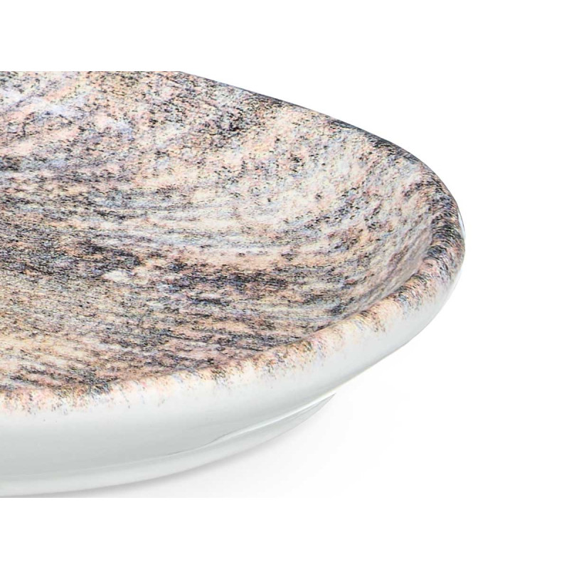 PLATEAU OVALE EN PORCELAINE EXPLOSION
