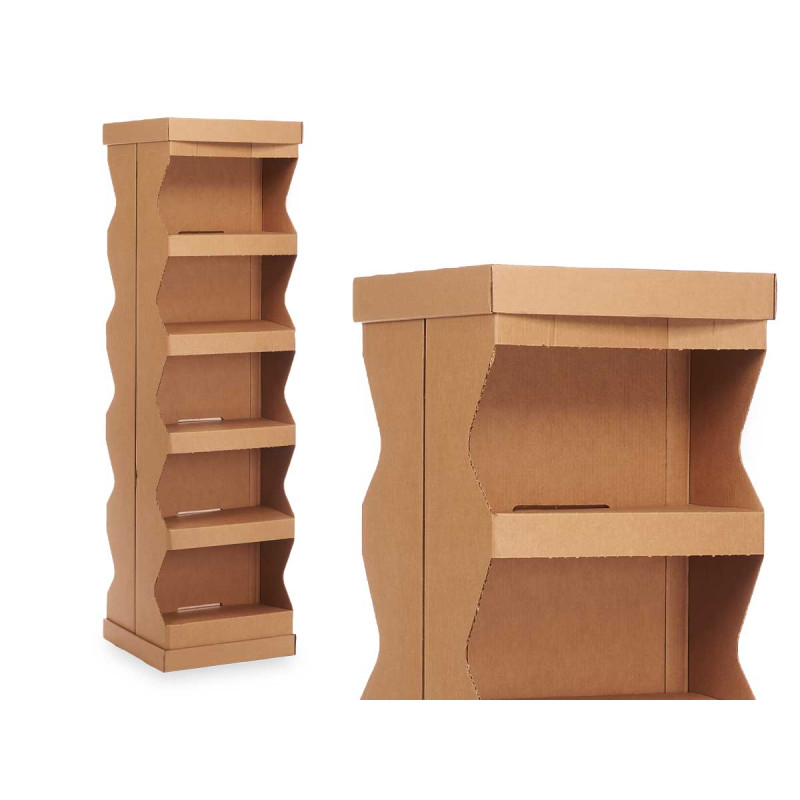 SELF ASSEMBLY KRAFT DISPLAY WITH LID 