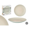 ASSIETTE PLATE 27 CM  GRAVÉE VERTE