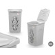 CONTENITORE PRIMAVERILE 50L GRIGIO
