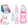 PLASTIC BOTTLE UNICORN 300ML ASSORTED 3 