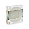 ASSIETTE PLATE 27 CM  GRAVÉE VERTE