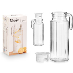 CARAFE COUVERCLE BLANC BOÎTE CADEAU 950ML