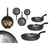 SET 3 SARTENES ALUMINIO NEGRO