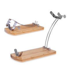 SUPPORT À JAMBON EN BAMBOU 37CM