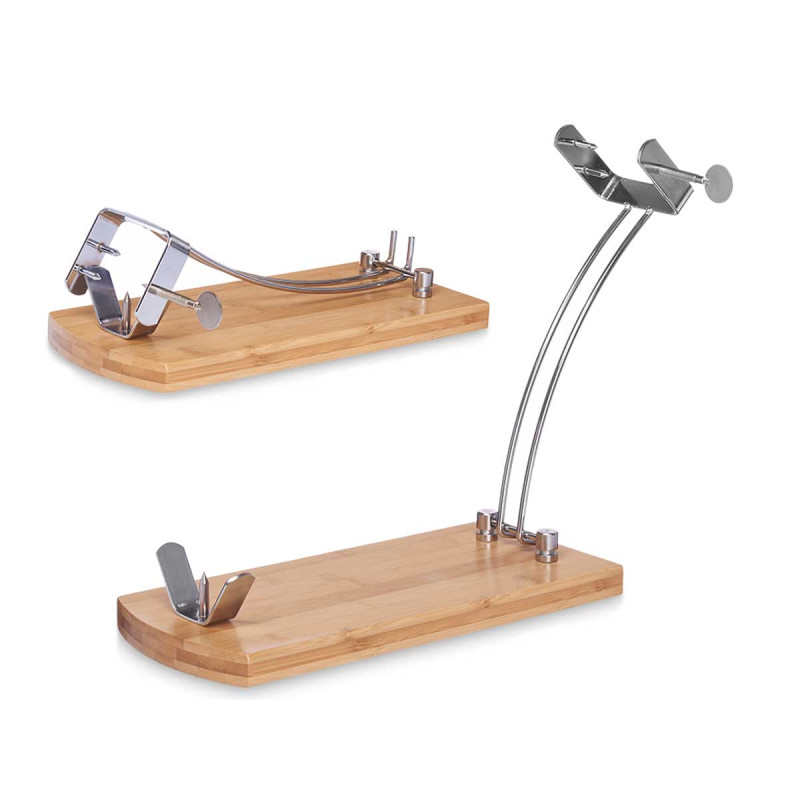SUPPORT À JAMBON EN BAMBOU 37CM