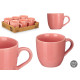 TAZA CAFE CON LECHE ROSA PALO 210 ML
