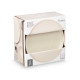 SMOOTH DESSERT PLATE 20 CM BEIGE