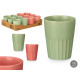 VASO CORTADO SURT 2 ROSA MENTA 150 ML
