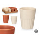 VASO CORTADO SURT 2 MARRON BEIGE 150 ML