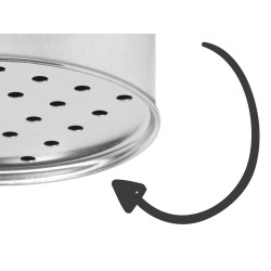 SET 5 UTENSILI SUPPORTO ACCIAIO