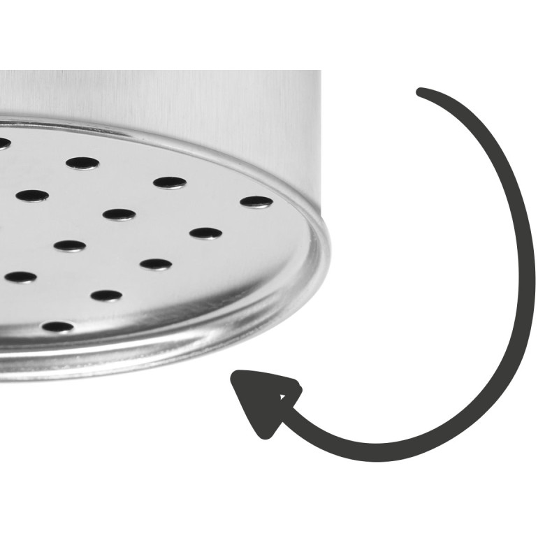 SET 5 UTENSILI SUPPORTO ACCIAIO
