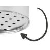 SET 5 UTENSILI SUPPORTO ACCIAIO
