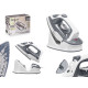 PLANCHA INALAMBRICA CON BASE GRIS CERAMICO 1600W