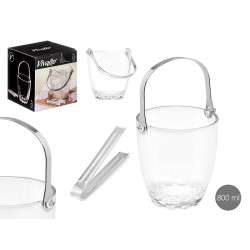 SECCHIELLO GHIACCIO 800ML C MANICO PINZA METALLO
