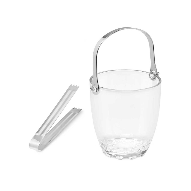 SECCHIELLO GHIACCIO 800ML C MANICO PINZA METALLO