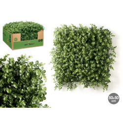 JARDIN VERTICAL HOJA REDONDA 50X50CM