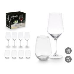 SET 8 PZ BICCHIERE 480ML CALICE 620ML