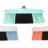 WOODEN STICK BROOM 120CM ASSORT 3 COLOURS