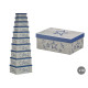 SET 10 CAJAS ESTRELLAS AZUL