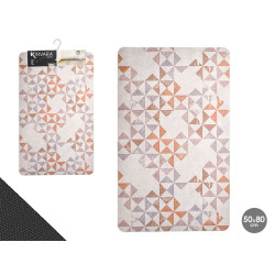 TAPIS DE CUISINE TRICOLORE HÉLICE 50X80CM