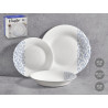 VAISSELLE DÉCORÉE RONDE 18 PIÈCES