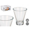 BICCHIERE CONICO CON BASE 200ML