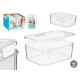 FIAMBRERA RECTANGULAR HERMETICA BLANCA 650ML