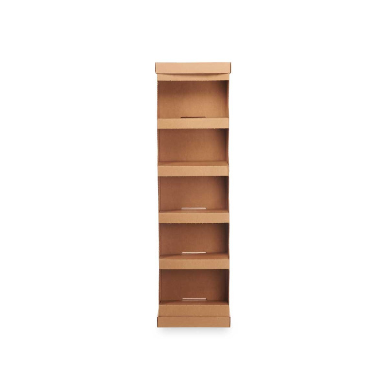 EXPOSITOR KRAFT CON TAPA AUTOMONTABLE