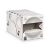 ASSIETTE CREUSE 15 CM LISSE GRIS