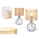 LAMPE DE TABLE BASE FORME ABAT-JOUR CORDE