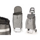 SHOPPING TROLLEY 2 WHEELS STRIPES GREY 