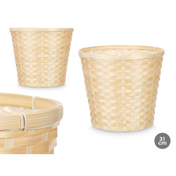 COPRIVASO ROTONDO BAMBU INTRECCIATO 31CM