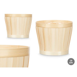 COPRIVASO ROTONDO BAMBU 19CM