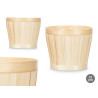 CACHE-POT ROND EN BAMBOU 19CM